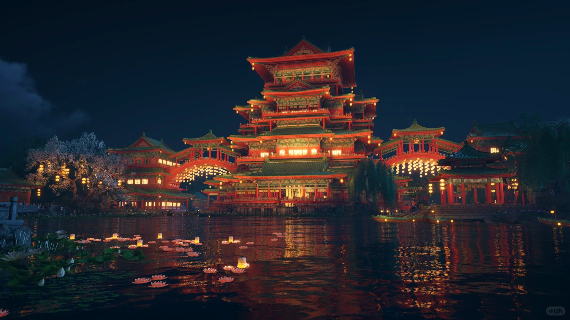 开封城 樊楼夜景